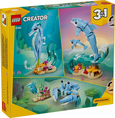 Set LEGO Creator 3 in 1 Sea Animals 31385, 542 copa, për fëmijë 9+