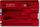 Multimjet xhepi Victorinox SwissCard Classic 0.7100.T, 10 funksione, ruby i kuq transparent