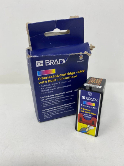 Kasetë boje Brady P Series CMY për BradyJet J2000, cian magenta verdhë