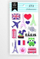Sticker dekorativ Galeria Hobby, elemente shkumëze 3D, shkëlqim i lehtë, shumëngjyrësh