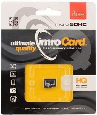 Kartë memorie Imro microSDHC (Klasa 10, 8 GB)