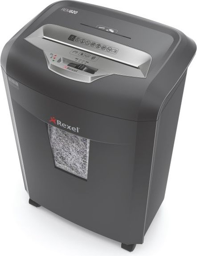 Sharrë dokumentesh Rexel REM820, micro cut P-5, 21L, e zezë