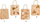 Qese dhurate NInvest Eco Gift Bag HB 8316 S, 25.5x21x10cm, karton ekologjik, kraft