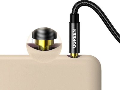Kabllo audio Ugreen 3.5mm me 3.5mm, stereo, e zezë