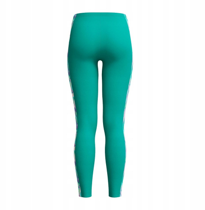 Legginsa noti për goca Speedo Printed Panel, gjatësi e plotë, mbrojtje UPF40+, ngjyrë turquoise