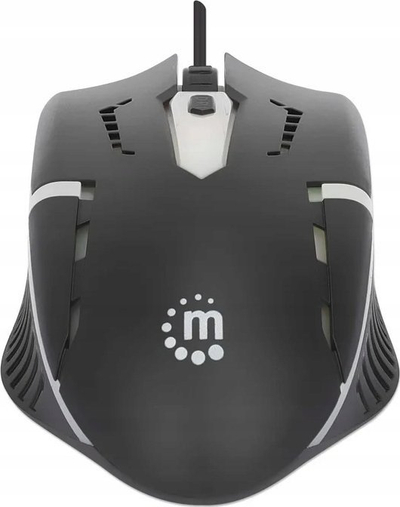 Maus gaming Manhattan 190206, 1500 DPI, USB, me drita RGB