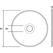 Disk gërryes Graphite, 125 mm