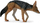 Figurinë kafshe Collecta Black Backed Jackal 004 88665, plastike, shumëngjyrëshe