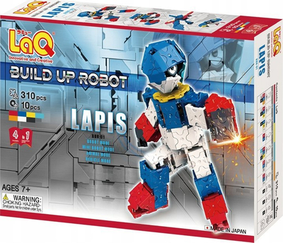 Set ndërtimi LaQ Robot Series Robot Lapis LAQ003331, 320 pjesë, shumëngjyrësh