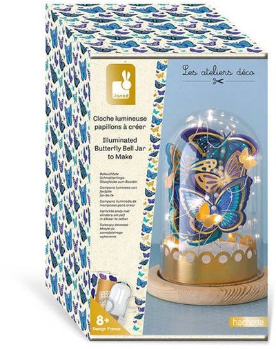Set kreativ Janod Lampka Motyle, llambë dekorative, 10 LED, shumëngjyrëshe