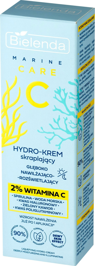 Krem fytyre Bielenda Marine Care C, hidratues dhe që jep shkëlqim, 50 ml