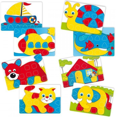 Mozaik Quercetti Pixel Baby Basic, 24 elemente 