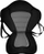 Ulé SUP Pure4Fun Deluxe, pëlhurë Oxford, shkumë PE, e zezë