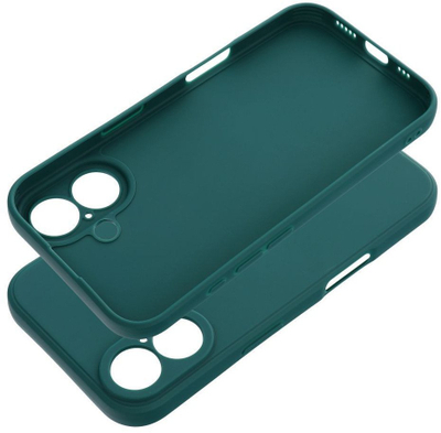 Kllëf telefoni OEM për iPhone 17, TPU mat, mban karikimin me valë, jeshile e errët
