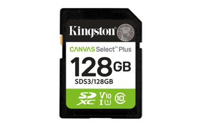 Kartë memorie SDXC Kingston Canvas Select Plus, 128GB