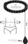 Hula hoop inteligjent One Fitness OHA01, rreth i rregullueshëm, me top graviteti, i zi