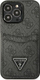 Futrollë telefoni Guess GUHCP13LP4TPK për iPhone 13 Pro / 13 6.1", me xhep kartash, e zezë