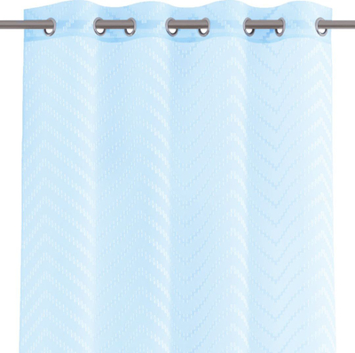 Perde dite AmeliaHome Molisa, 270 x 140 cm, me unaza, blu e çelët