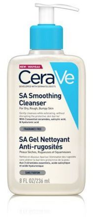 Emulsion pastrues për fytyrë CeraVe SA Smoothing Cleanser, 473 ml