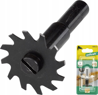 Frezuese rrufe Wolfcraft 3264000, diametër 30 mm, bosht 8 mm