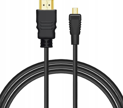 Kabllo HDMI Savio CL-177, HDMI në micro HDMI, 1.5m, e zezë