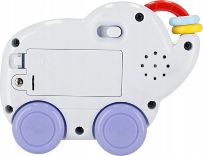 Музичка играчка BAM BAM музичко слонче 482392, со светла, многуобојна