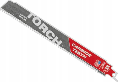 Set tehe sharre reciproke Milwaukee TORCH, 9", dhëmbë karbidi, 5 copë