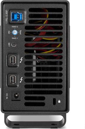 Кутија RAID за дискови OWC Mercury Elite Pro Dual OWCTB2U3MED0GB, Тандерболт 2, УСБ 3.1 Ген 1, црна