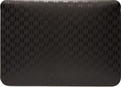 Mbrojtëse laptopi Karl Lagerfeld Saffiano Monogram Ikonik KLCS16SAKHPKK, 16\", e zezë