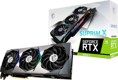 Kartë grafike MSI GeForce RTX 3080 Ti Suprim X, 12GB, GDDR6X