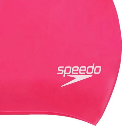 Капа за пливање Speedo Long Hair Cap AU, силикон, розова