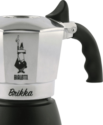 Xhezve espresso Bialetti Brikka, 4 filxhanë, alumini, gri