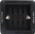 Kuti siguresash MTuning Fuse Box F, 6x Type A, 12V 24V, e zezë