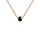 Rruazë për varëse Daniel Wellington Distinctive Charms DW00400434, e zezë/ e artë rozë