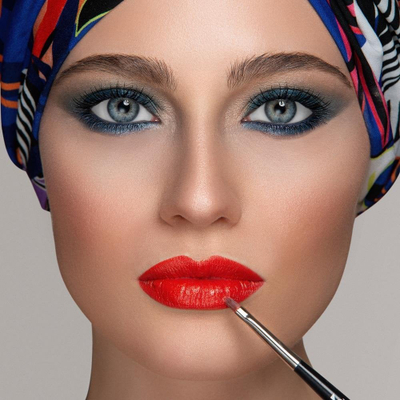 Penselë për buzë Diego Dalla Palma Lip Brush 3, precize, për buzëkuq dhe gloss, e zezë