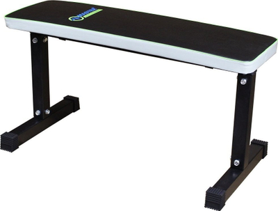Stol trajnimi MASTER Flat Bench, për ushtrime force, deri 100 kg, i zi