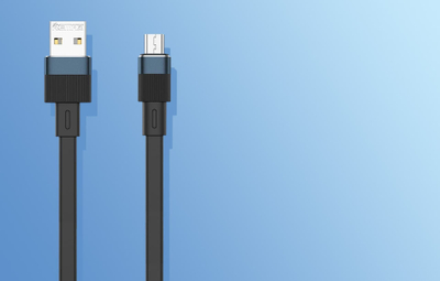 Kabllo USB në micro USB Remax Flushing RC-C001, 1 m, 2.4A, e zezë
