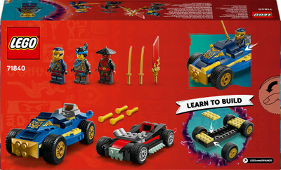 Set lodër LEGO Ninjago Cole's Elemental Earth Mech 71806, Dragons Rising, 7+, portokalli e zezë