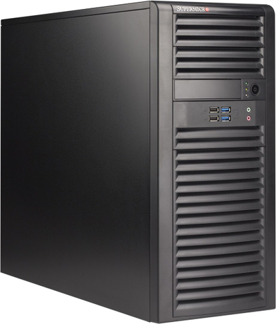 Kuti kompjuteri Supermicro CSE-732D4-668B, mid tower, furnizim 668W, e zezë