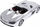 Makina me pult Rastar Mercedes SLR McLaren, shkallë 1:12, drita LED, gri metal