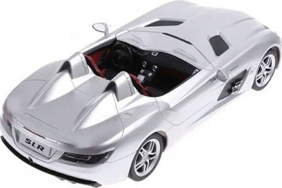 Makina me pult Rastar Mercedes SLR McLaren, shkallë 1:12, drita LED, gri metal