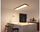 Плафонска лампа панел Philips Hue Aurelle White Ambiance, 120 x 30 cm, прилагодливо осветлување, црна