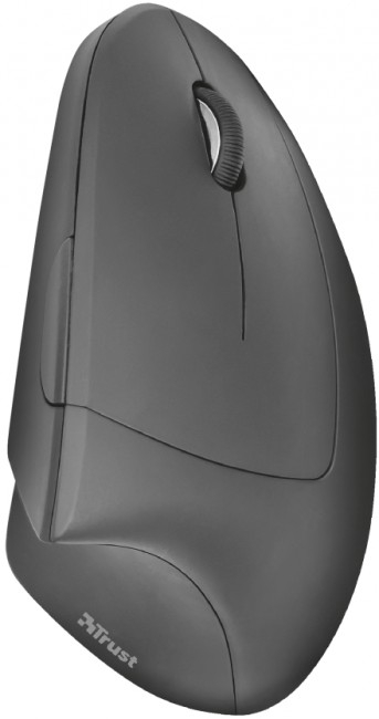Mouse vertikal Trust Verto 22879, pa tela, 1600 dpi, gri
