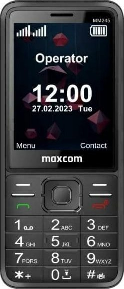 Telefoni Maxcom MM245, 4G, me butona, i zi