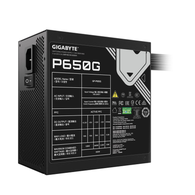 Burim energjie Gigabyte GP-P650G, 650 W 20+4 pin ATX