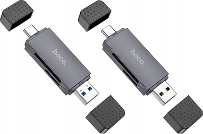 Lexues kartash Hoco HB45, USB 2.0 USB C, SD TF, i zi
