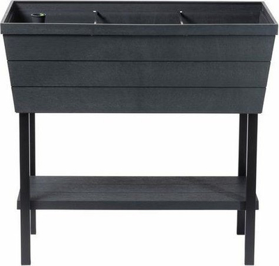 Vazo kopshti Keter Urban Bloomer 17202940, me sistem ujitje, plastike, grafit