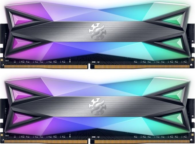 Ram për komp XPG Spectrix D60G, DDR4 32GB 2x16GB, 3200MHz, RGB, gri