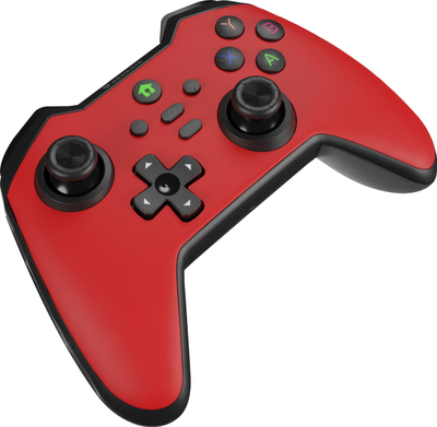 Gamepad wireless Genesis MANGAN 400, Bluetooth, me bateri 15 orë, i kuq
