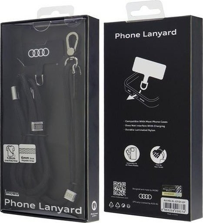 Rrip telefoni Audi Universal AU-CBL6, 120cm, 6mm, i zi